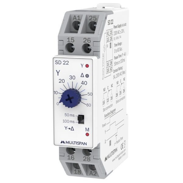 MULTISPAN STAR-DELTA TIMER SD-22