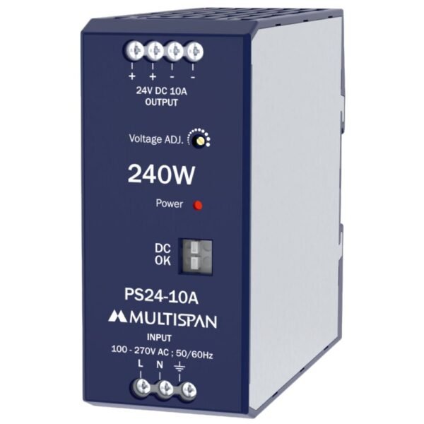 MULTISPAN Power Supply - Din Rail Mount PS24-10A