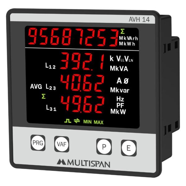 MULTISPAN DIGITAL THREE PHASE MULTIFUNCTION METER AVH-14