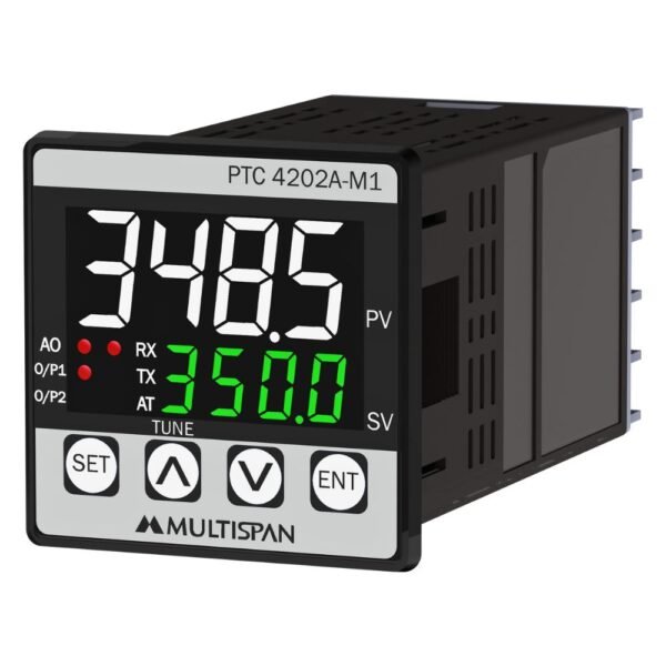 MULTISPAN UNIVERSAL INPUT PID CONTROLLER WITH ANALOG OUTPUT PTC-4202A-M1