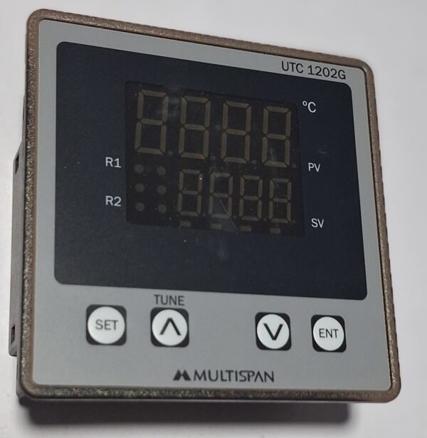 MULTISPAN DOUBLE DISPLAY UNIVERSAL INPUT PID CONTROLLER UTC-1202G