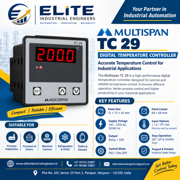 TC 29 – DIGITAL TEMPERATURE CONTROLLER